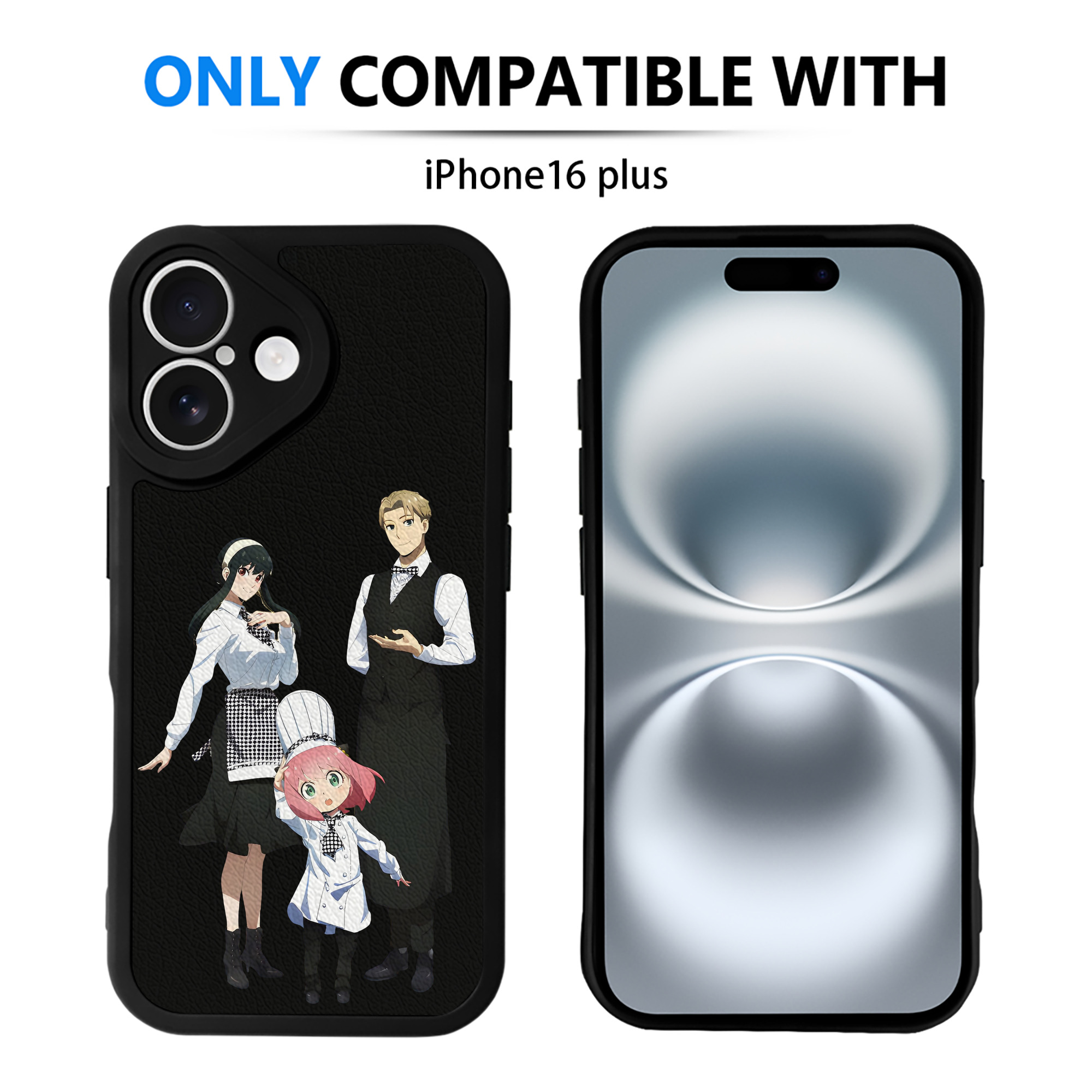 （画像用） SPY×FAMILY间谍家家酒 【iPhone 16シリーズ対応】シリコンスマホケース（レザー調） 材質：シリコン